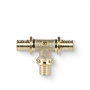 Тройник аксиальный 16, MX, латунь 861582