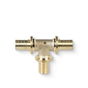 Тройник аксиальный 25, MX, латунь 871045