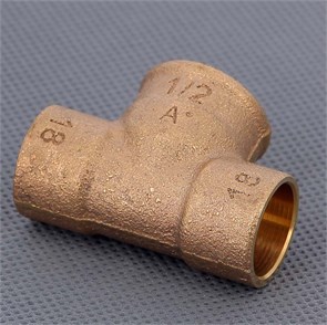 Тройник В-пайка 18х1/2' 877012