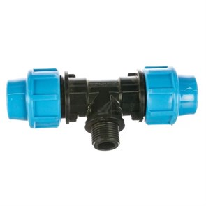 Тройник Н 20х1/2'' для труб ПНД 871068