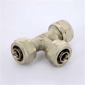 Тройник обж 16 никелированный 868293