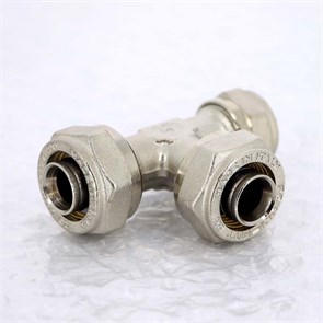 Тройник обж 20 х 16 х 20 никелированный 869238