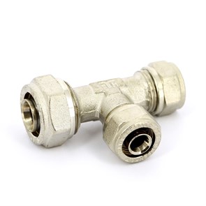 Тройник обж 20х16х16 никелир. 886821