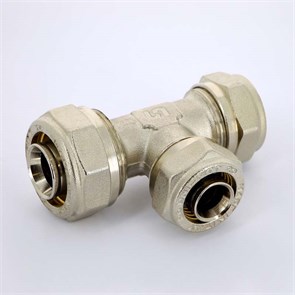 Тройник обж 26 х 20 х 20 никелированный 875763