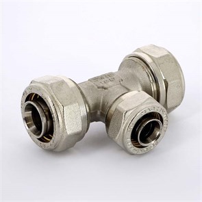 Тройник обж 26 х 20 х 26 никелированный 864861