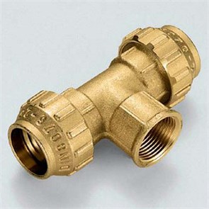 Тройник обж-В 40х11/4'х40 для труб из ПНД 858021