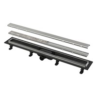 Лоток душевой APZ20 750 мм, пороги нерж. сталь, с решеткой (полная или под плитку), нерж.сталь 862716