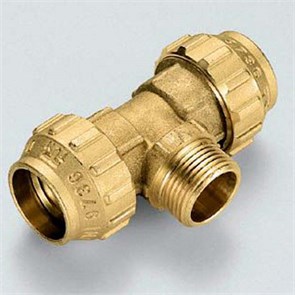 Тройник обж-Н 20х1/2'х20 для труб из ПНД, серия 3468G 863480