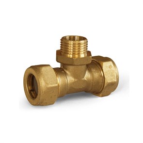 Тройник обжим-Н 15 х 1/2