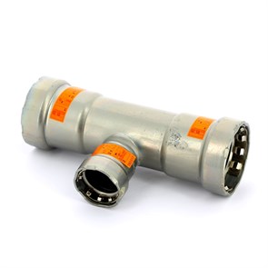 Тройник пресс 1'1/4x3/4'x1'1/4 нелегир. оцинк.сталь Megapress SC-Contur 871743