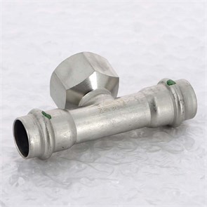 Тройник пресс-В 18x3/4'x18 нерж.сталь Sanpress Inox SC-Contur 864191