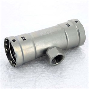 Тройник пресс-В 2'x1'x2' нелегир. оцинк. сталь Megapress SC-Contur, Rp-резьба 874986