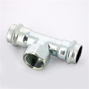 Тройник пресс-В 22х3/4'х22 оцинк.сталь Prestabo SC-Contur 881845