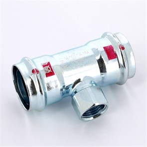 Тройник пресс-В 35х1/2'х35 оцинк.сталь Prestabo SC-Contur 882331