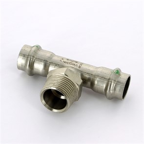 Тройник пресс-Н 18х3/4'х18 нерж.сталь Sanpress Inox  SC-Contur 863672