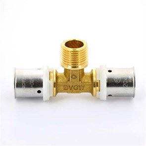 Тройник пресс-Н 20 х 1/2' х 20 882178