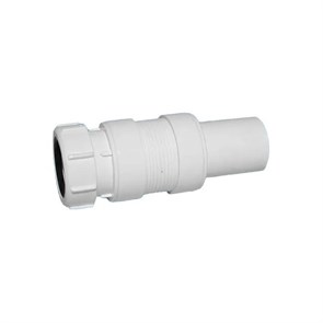 Труба McAlpine гофрированная раздвижная L147-196 мм, D50 мм; вход 40 мм, выход компрес. 40 мм 885499