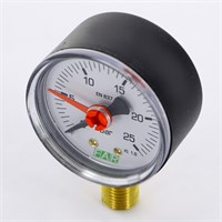 Манометр радиальное соед. 25 бар, диаметр 50 мм, 1/4