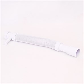 Труба гофрированная L=460-1000 мм, 50 мм с адапт. для слива быт.тех., вход 1 1/2