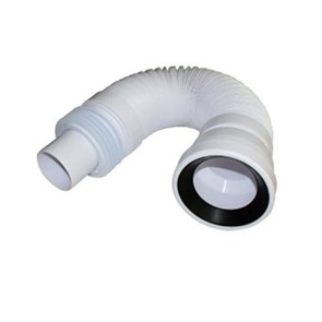 Труба гофрированная раздвижная (L464-974мм) для вентиляции канализации; вход раструбный Ду=110мм, вы 863920