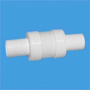 Труба гофрированная раздвижная (LХХХ-ХХХмм, D50мм); вход/выход Дн=32мм/Дн=32/40мм 870804