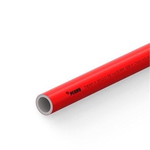 Труба из сшитого полиэтилена Therm S 20 х 2.0, PE-Xa/EVOH, бухта 120 м, для теплого пола, красная 873810