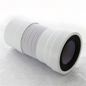 Труба фановая L=230-440 мм гофр., вход 97-107 мм, выход 110 мм 886183