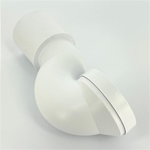 Труба фановая L=285 мм под углом 90, вход 97-107 мм, выход 110 мм 874764