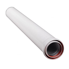 Труба эмалированная с внешней изоляцией, диам. 80/100 мм, длина 500 мм 881724