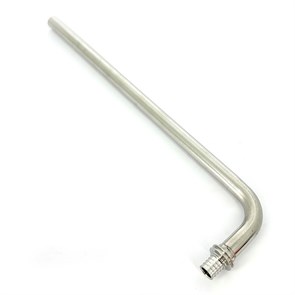 Угол с трубкой аксиальный 16 x d15, l = 300 мм, нержавеющая сталь 860116