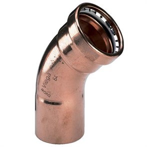 Угол-вставка пресс 42 45' медь Profipress SC-Contur 883186