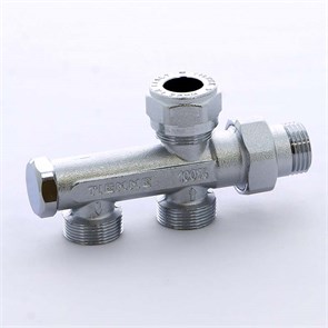 Узел обж-НН 15-1/2'xM24x19 радиаторный со сгоном 2-трубная система разводка в пол 881875