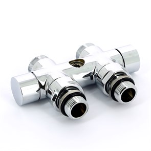 Узел ручной прямой с запорным клапаном V48500B цвет хром 875212