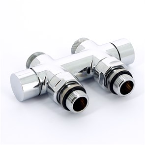 Узел ручной прямой с запорным клапаном без байпаса V48500BSB цвет хром 883946