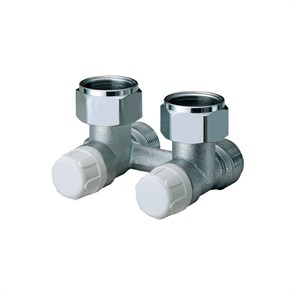 Узел угловой НВ М24 х 19 радиаторный с регулируемым байпасом 882998