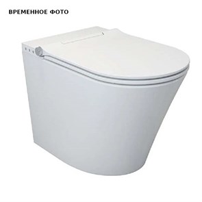 Умный приставной унитаз Uni-Flow в комплекте с крышкой-биде, белый 871920