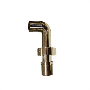 Установочный комплект из латуни: отвод на 90° Дн=40мм, переходная муфта Ду=40ммхДн=50мм, отражатель; 860068