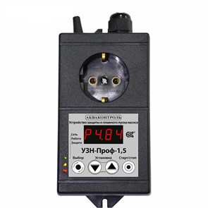 Устройство защиты насоса УЗН-1.5 Проф, электронное с плавным пуском 871557