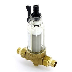 Фильтр промывной Protector mini 1/2" 100 мкм для х/в, пластик. колба 881092