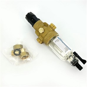 Фильтр промывной Protector mini HWS 1/2" 100 мкм для х/в, пластик. колба 876097