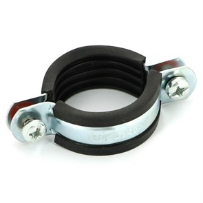 Хомут 1 1/4" (40-45 мм) с резиновым уплотнителем 883929
