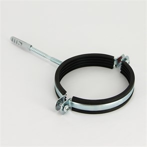Хомут 2 1/2" (75-80 мм) с резиновым уплотнителем, шпилькой и дюбелем 862195