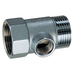 Хромированный тройник для термометра 1” 872838