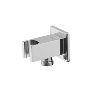 Шланговое подсоединение Tiemme DC604 с держателем, квадратное , хром 869396