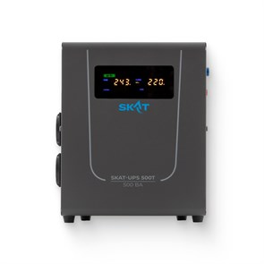 Источник бесперебойного питания SKAT-UPS 500T 220 В, 500 ВА, работает от 1 внешней АКБ 918129