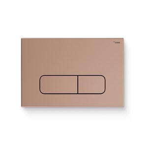 Кнопка смыва РЕХАУ NOVA ELLIPSE 001 пластик, розовое золото, матовый 918284