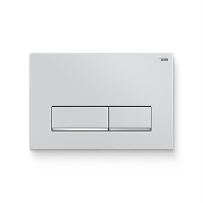 Кнопка смыва РЕХАУ NOVA LONG 002 пластик, белый, глянцевый, нижняя полоса клавиш хром, глянцевый 918269