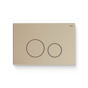 Кнопка смыва РЕХАУ NOVA ORB 001 пластик, золотой, матовый 918245