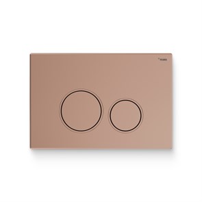Кнопка смыва РЕХАУ NOVA ORB 001 пластик, розовое золото, матовый 918261