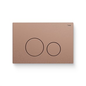 Кнопка смыва РЕХАУ NOVA ORB STEEL нержавеющая сталь, брашированное розовое золото, матовый 918264